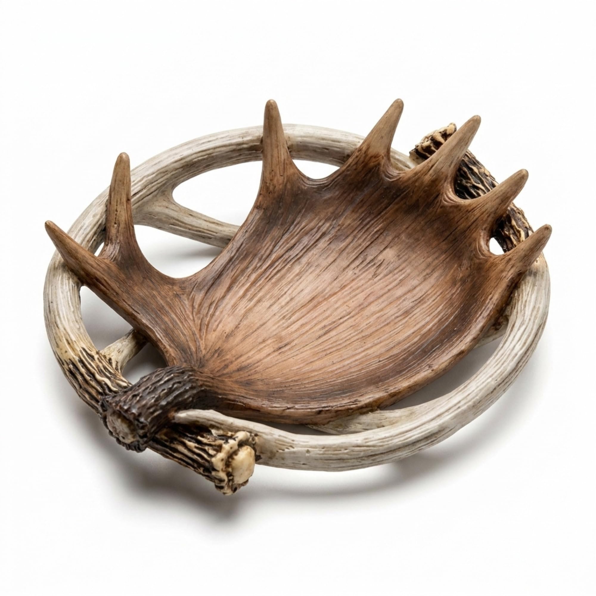 Amazon.com: Bridge Collection Rustic Antler Bowl - Decorative Deer